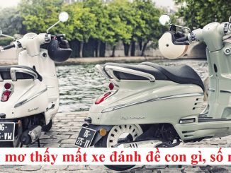 Nằm mơ thấy mất xe đánh đề con gì, số mấy ?